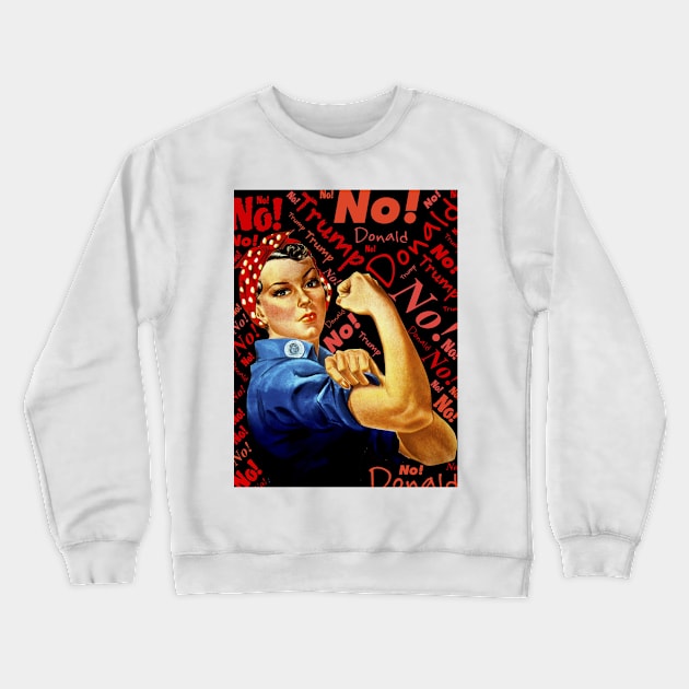 Trump? Crewneck Sweatshirt by Danger Noodle